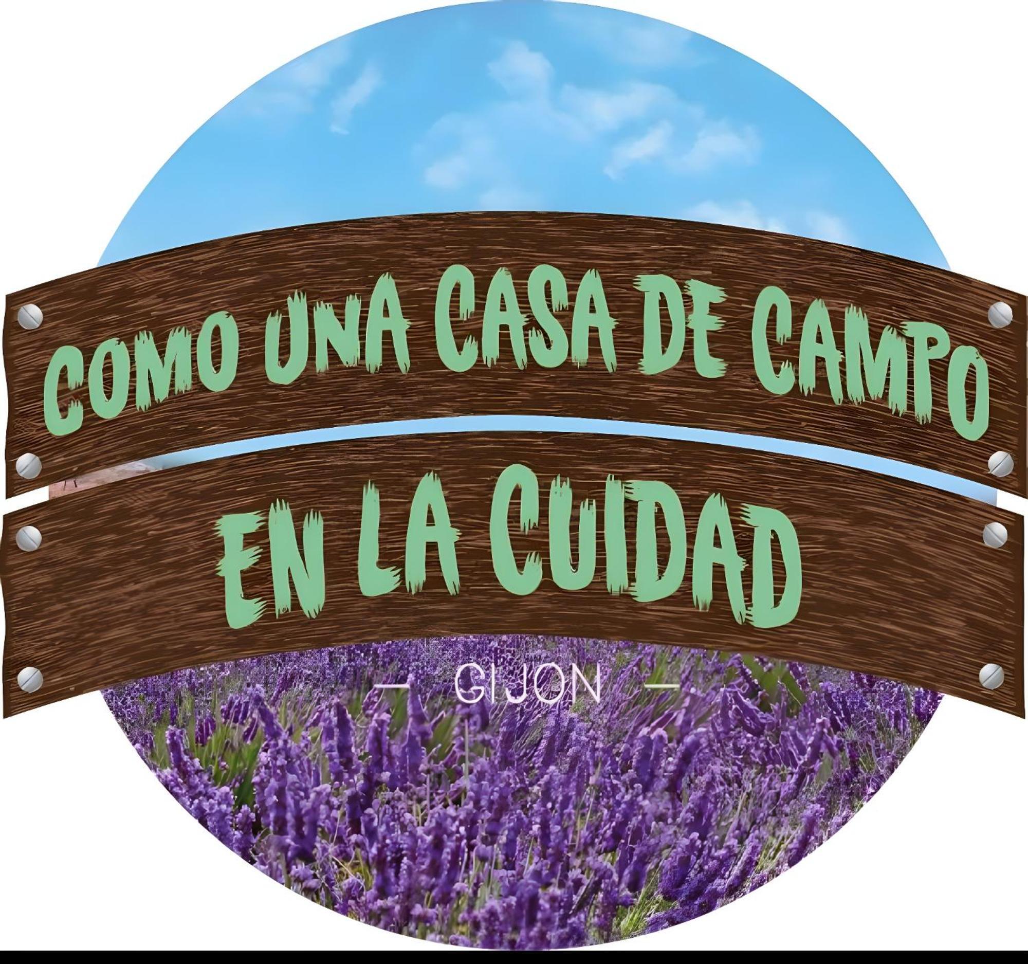 Como Una Casa De Campo En La Ciudad, Con Patio -Parking Gratis Gijon Ngoại thất bức ảnh